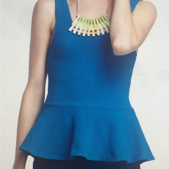 Ganni Blue Top - Picture 1 of 4
